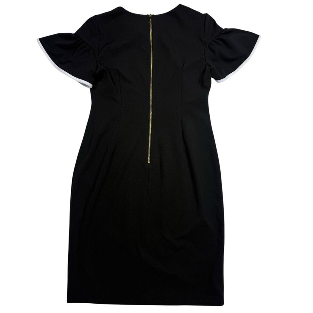 Calvin Klein Black Dress with White Accents - Picture 2 of 6